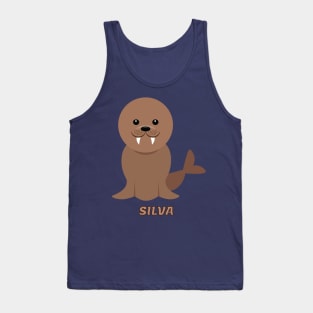 SILVA - The Cute Sea Lion | Funny Seal Tank Top